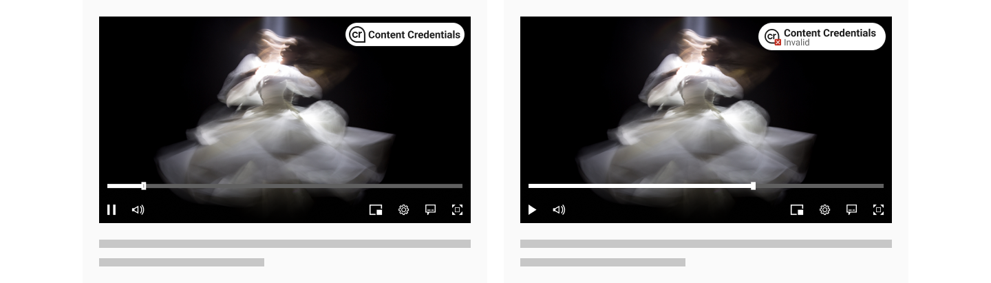 video validation states