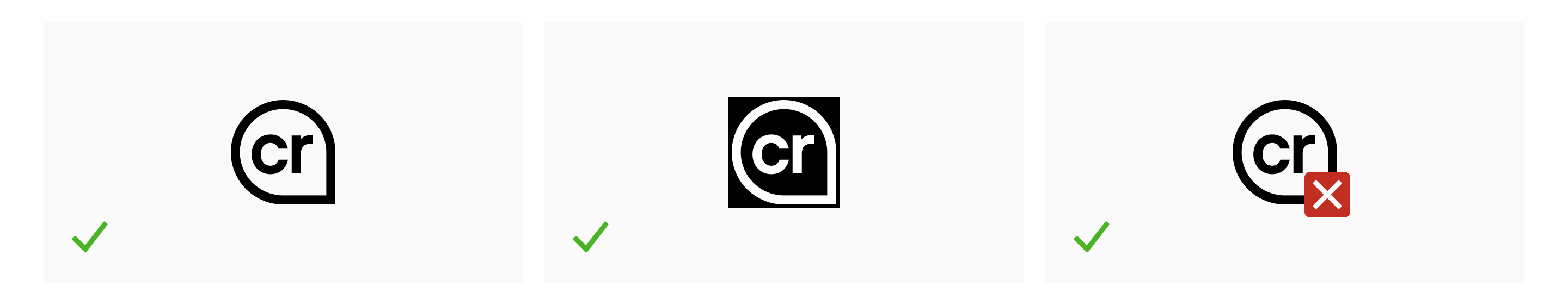 Correct usage of the icon