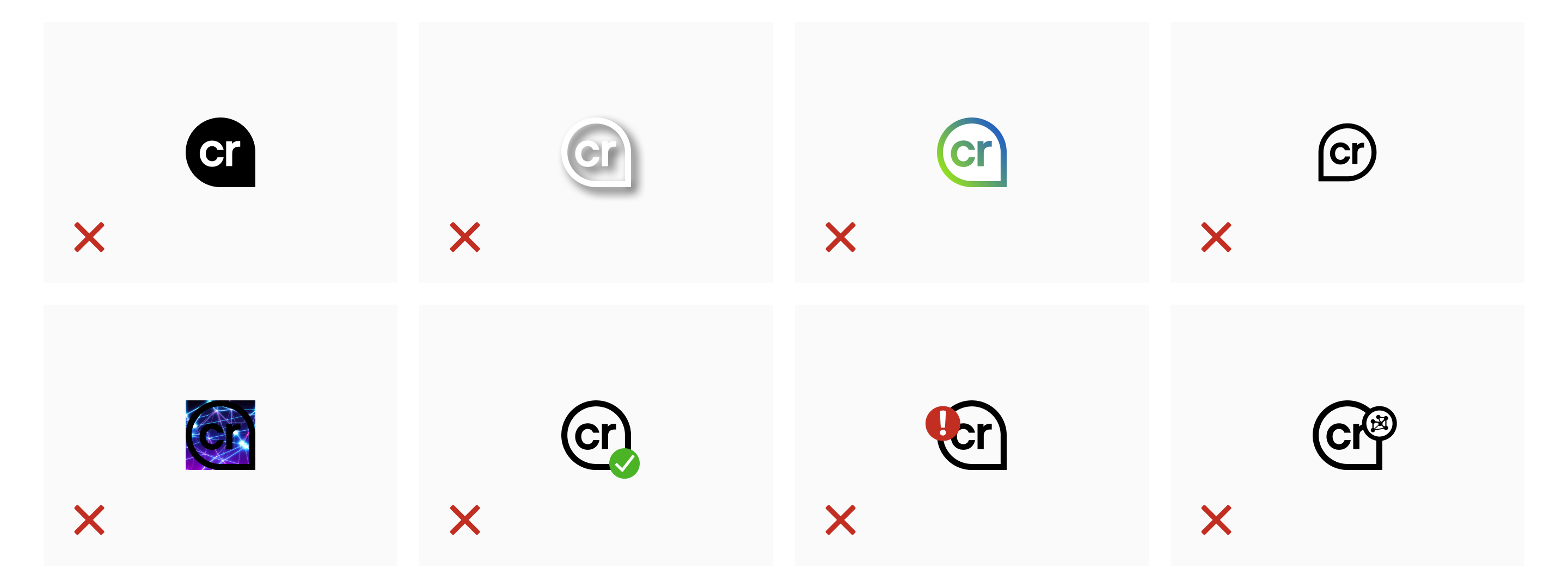 Incorrect usage of the icon